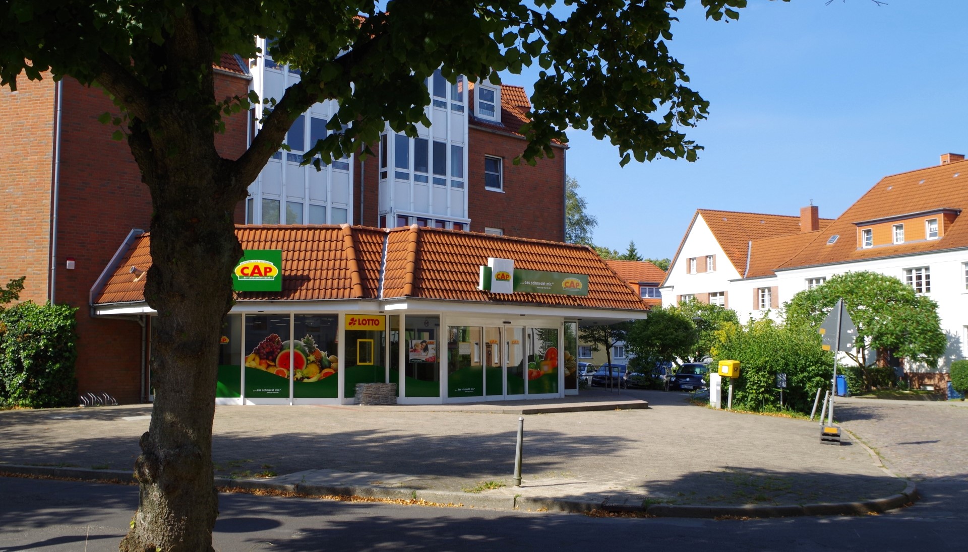 Der CAP-Markt im Hansaviertel von Rostock  