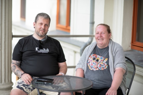 Andrea und Jens Kluth im Gespräch