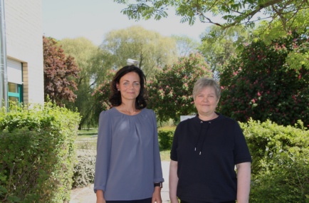 Eike Schoknecht und Dagmar Pieper vom Diakonie-Pflegeheim Malchin