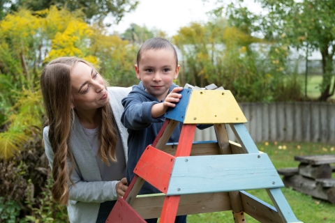 Milan wird seit einigen Jahren durch die Frühförderung begleitet