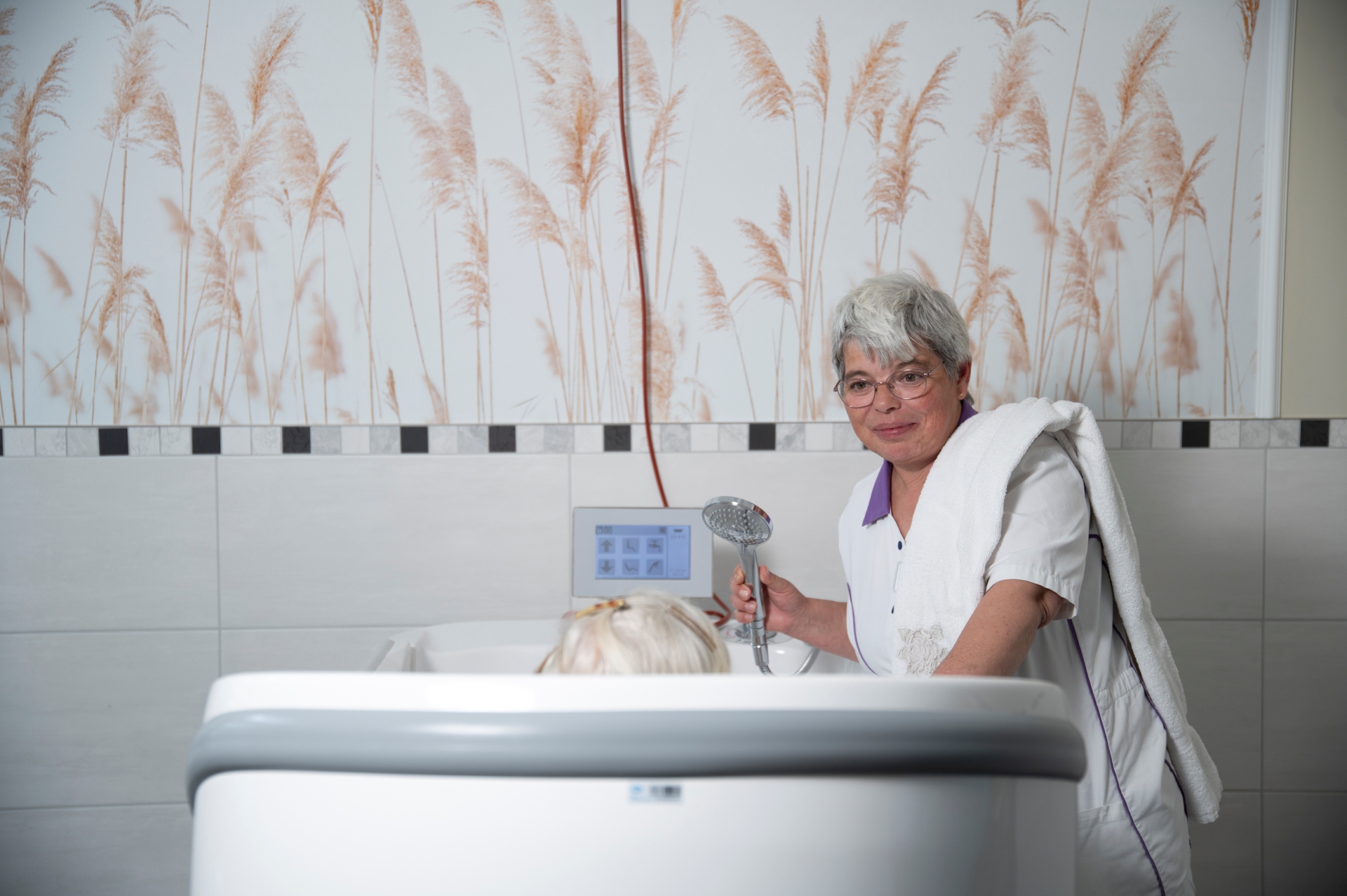 Wellnessbaden in der Kurzzeitpflege