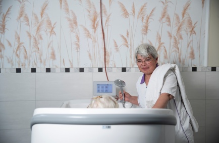 Wellnessbaden in der Kurzzeitpflege