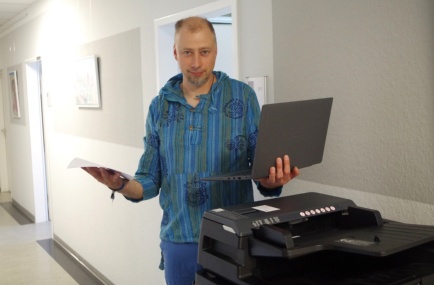 Stefan Liginger aus der IT-Abteilung