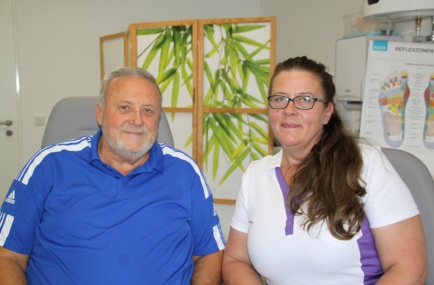 Seit einem halben Jahr ist Klaus Erichson in Fußbehandlungspflege bei Kathi Schwanck-Dreier. 