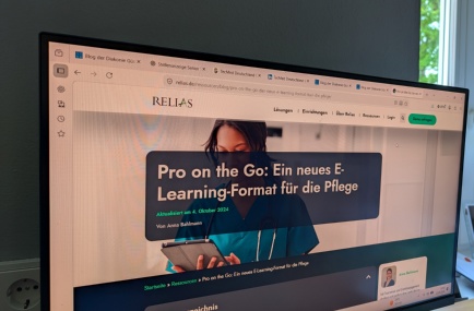 Bildschirm mit Pro-on-the-Go
