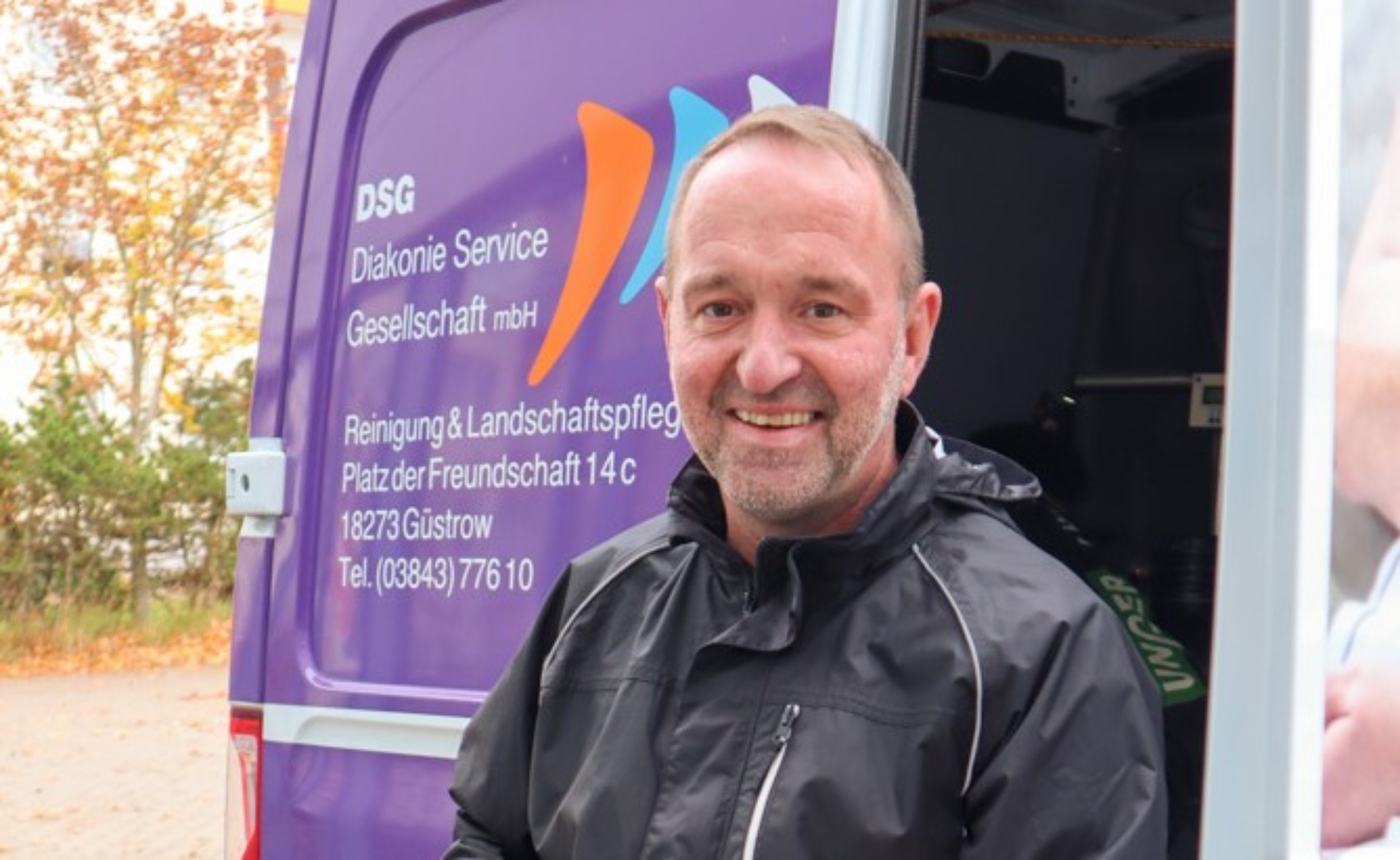 Thomas Jäger, Gebäudereiniger in der DSG Reinigung