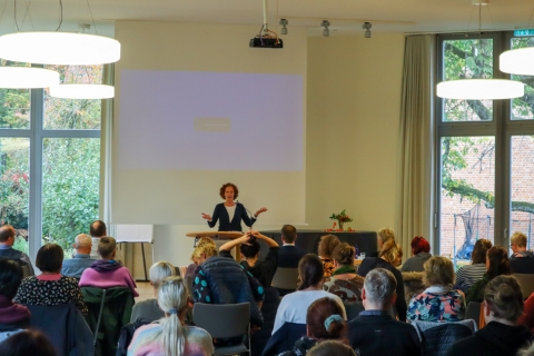 Pastorin Kristina Lembcke auf dem Palliativfachtag 2022