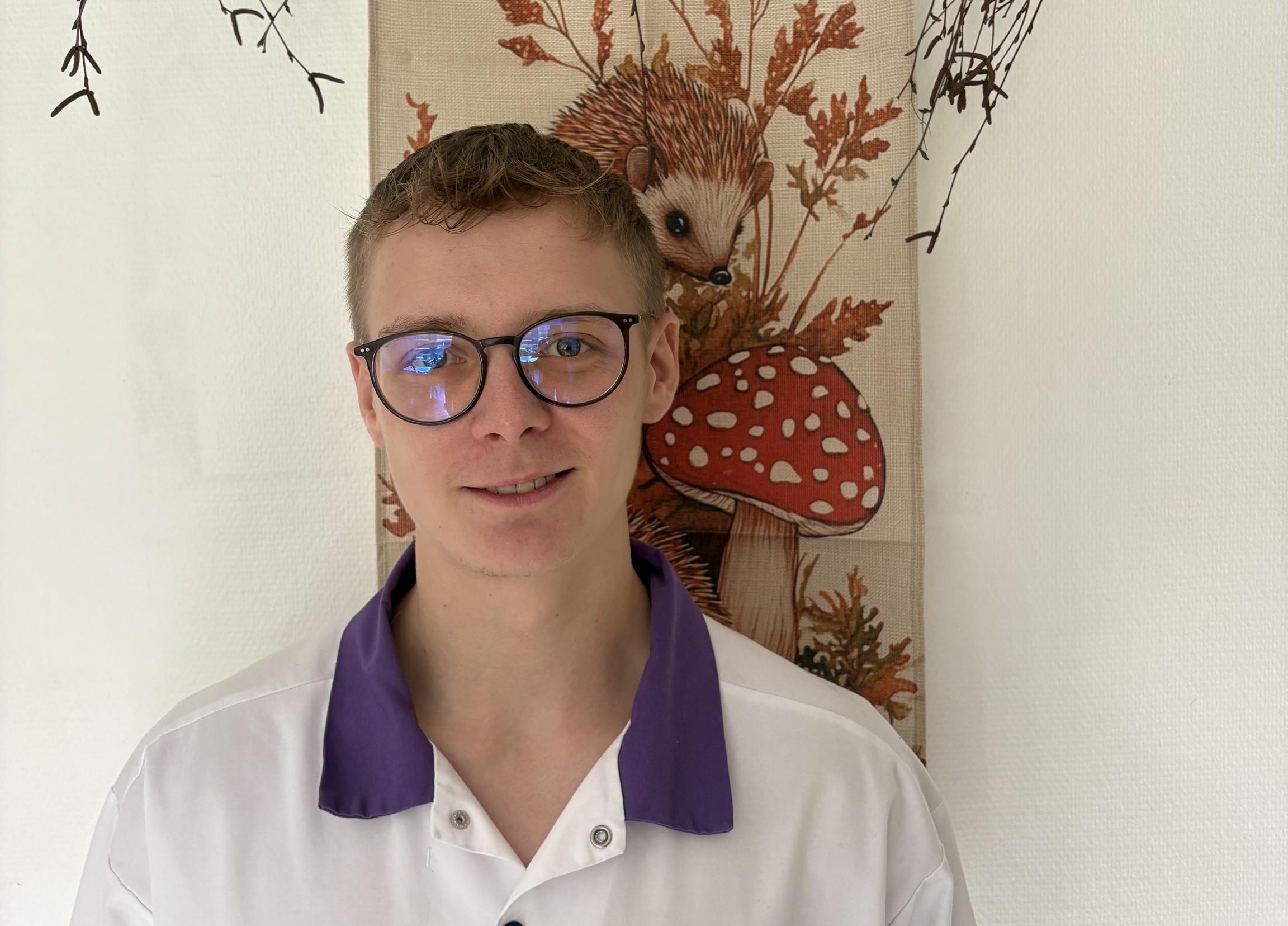 Jonas Bohnes, Auszubildender im Diakonie-Pflegeheim Warin